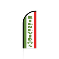 Bienevidos Here Flex Banner Flag - 11ft