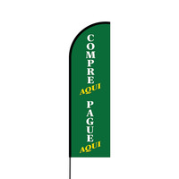 Compre Aqui Flex Banner Flag - 14 (Single Sided)
