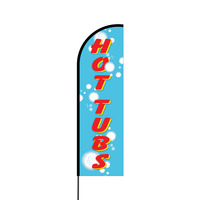 Hot Tubs Flex Banner Flag - 14 (Single Sided)