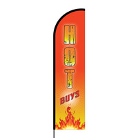 Hot Buys Flex Banner Flag - 16ft (Single Sided)