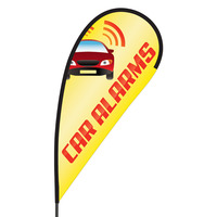 Car Alarms Flex Blade Flag - 09' Single Sided