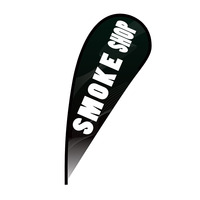 Smoke Shop Flex Blade Flag - 12'