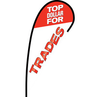 Top Dollar for Trades Flex Blade Flag - 12'