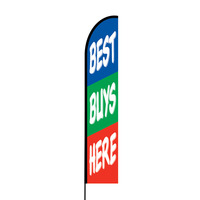 Best Buys Promotion Flex Banner EVO Flag Single Sided Print
