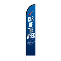 Car of the Week Flex Banner EVO Flag Single Sided Print