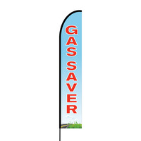 Gas Saver Banner EVO Flag Single Sided Print