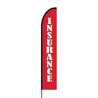 Insurance Flex Banner EVO Flag Single Sided Print