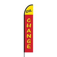 Oil Change Flex Banner EVO Flag Single Sided Print