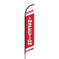 State Inspection Flex Banner EVO Flag Single Sided Print