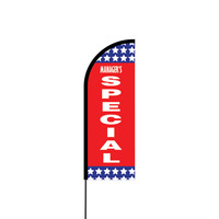 Manager's Special Flex Banner Flag - 11ft