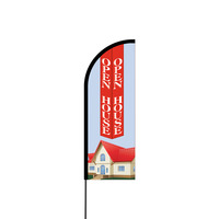 Open House Flex Banner Flag - 11ft