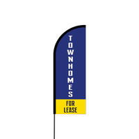 Town Homes Flex Banner Flag - 11ft