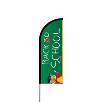 Back to School Flex Banner Flag - 11ft