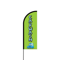 Car Wash Flex Banner Flag - 11ft