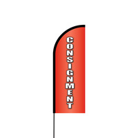 Consignment Flex Banner Flag - 11ft