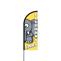 Elephant Ears Flex Banner Flag - 11ft