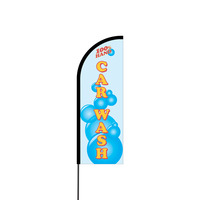 Hand Car Wash Flex Banner Flag - 11ft
