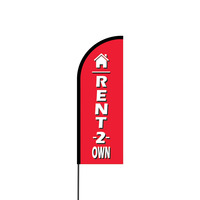 Rent 2 Own Flex Banner Flag - 11ft