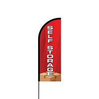 Self Storage Flex Banner Flag - 11ft