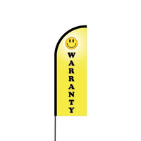 Warranty Flex Banner Flag - 11ft