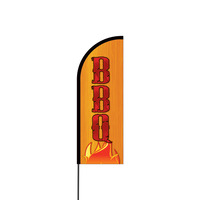 BBQ Flex Banner Flag - 11ft