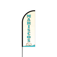 Mariscos Flex Banner Flag - 11ft