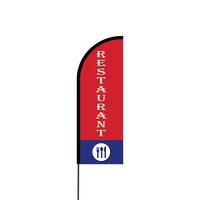 Restaurant Flex Banner Flag - 11ft