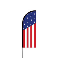 American Flex Banner Flag - 11ft