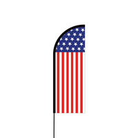 USA Flex Banner Flag - 11ft