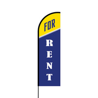 For Rent Flex Banner Flag - 14 (Single Sided)