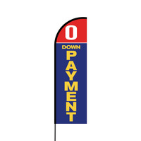0 Down Payment Flex Banner Flag - 14 (Single Sided)