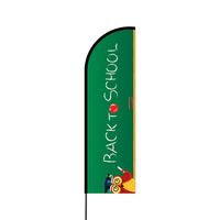 Back to School Flex Banner Flag - 14 (Single Sided)