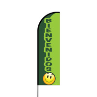 Bienvenidos Flex Banner Flag - 14 (Single Sided)