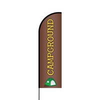 Campground Flex Banner Flag - 14 (Single Sided)