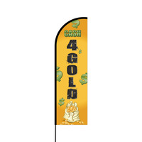 Cash 4 Gold Flex Banner Flag - 14 (Single Sided)