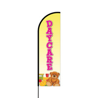 Daycare Flex Banner Flag - 14 (Single Sided)
