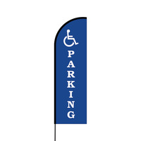 Handicap Parking Flex Banner Flag - 14 (Single Sided)
