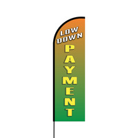 Low Down Payment Flex Banner Flag - 14 (Single Sided)
