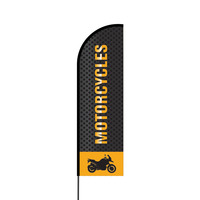 Motorcycles Flex Banner Flag - 14 (Single Sided)