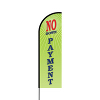 No Down Payment Flex Banner Flag - 14 (Single Sided)