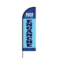 Poco Enganche Flex Banner Flag - 14 (Single Sided)