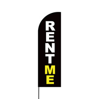 Rent Me Flex Banner Flag - 14 (Single Sided)