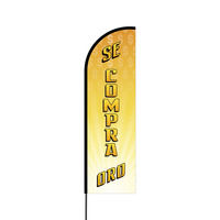 Se Compra Oro Flex Banner Flag - 14 (Single Sided)