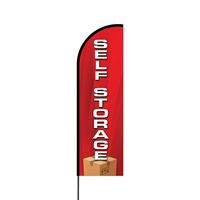 Self Storage Flex Banner Flag - 14 (Single Sided)