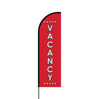 Vacancy Flex Banner Flag - 14 (Single Sided)
