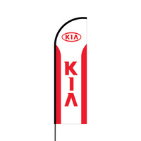 KIA Flex Banner Flag - 14 (Single Sided)