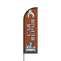 Car Repair Flex Banner Flag - 14 (Single Sided)