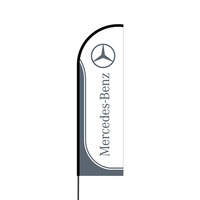 Mercedes Benz Flex Banner Flag - 14 (Single Sided)
