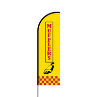 Mufflers Flex Banner Flag - 14 (Single Sided)