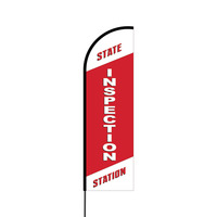 State Inspection Station Flex Banner Flag - 14 (Single Sided)